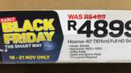 "Black Friday is a scam": PnP under fire after advertising 'discount' TV