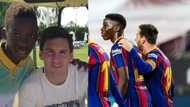 Ilaix Moriba shared a throwback pic of him and Messi: "How it started, how it's going"