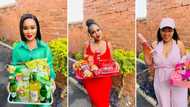 Stunners wow with cute snaps from trending rainbow picnic challenge, Mzansi peeps love the cute idea