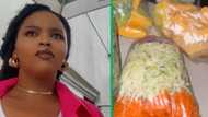 Woman born in 2000s prepares Christmas food for family in TikTok video, Mzansi reviews hand-made meal