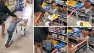 Hilarious video of little boy battling his momma over yoghurt in shops has left many in puddles of laughter