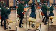 Pupils cute dance video to Mafikizolo song wins over fans, Mzansi peeps fall in love with the adorable duo