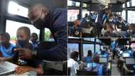Mobile bus comes to Langa community to 'enhance' learners' online literacy development
