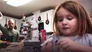 Dad dances in daughter's video recording unaware its for her class project