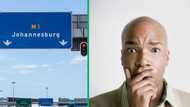 Motorists robbed by 5 armed men on M1-M2 offramp in Johannesburg, Mzansi stunned