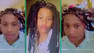 Video of woman getting spiky dreadlocks at the salon, Mzansi asks why she didn't speak up: "Yoh my sister"