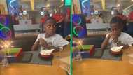 Spur's new birthday song leaves boy unmoved, Mzansi amused by TikTok video