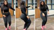 South African lady teaches American friends amapiano 'Bayekele' challenge with style