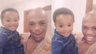 "What's up boy": Somizi shares adorable video of his nephew