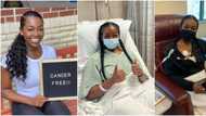 Stunning young lady celebrates beating blood cancer, shares photos to inspire many