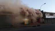 Brakpan fire engulfs 9 stores while flames lick nearby hotel and flat