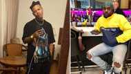 Nasty C meets legendary US rapper Wale while out and about in Hollywood, posts snap and clip of their meeting