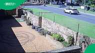"That car just drove off": Roodepoort motorbike and car collision caught on CCTV, SA astonished