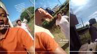 Man runs away from mom trying to give him a hiding in hilarious video, amused netizens reprimand him