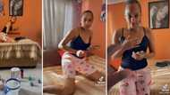 Woman caught red-handed stealing money from boyfriend's wallet in funny TikTok video