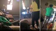Funny video of woman splashing sleeping man with water leaves SA cracking jokes: “Women don’t love us”