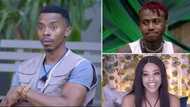 'Big Brother Mzansi' stars Themba & Mpho post loved up snaps, SA feels sorry for Libo: "Someone check on Libo"