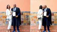 Itu Khune's supportive wifey celebrates her husband's graduation from GIBS: "Congratulations my hubby bear"