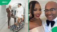 Anele Mgudlwa and husband stun fans at Zulu Reed Dance in traditional attire