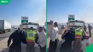 "Americans think it's AI": Mzansi in stitches after content creator dances to avoid traffic ticket