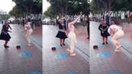 "A vibe": Young lady joins traditional Xhosa performers on street, peeps are loving their energy