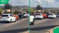 "Change the VIP protection unit": SA split as township men swarm Lamborghini Revuelto in awe