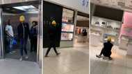 Mzansi man walking like phara scares shoppers at mall, video gets 1.2 million views