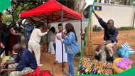 "That man was holding a lot of emotions": Colleagues gift street vendor a gazebo, SA's touched