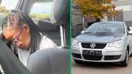 "I feel poor": Girl not happy after mom picks her up in VW Polo