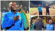 Watch as Bloemfontein Celtic fans serenade Pitso ‘Jingles’ Mosimane after PSL clash