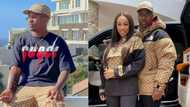No chill: Peeps are convinced that Andile Mpisane's wife is expecting a baby