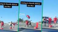Talented dancers put on showstopping performance at traffic light in viral TikTok video, Mzansi left awestruck