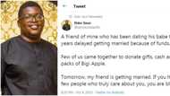 Friends donate money for man to marry girlfriend of 4 years