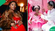 Mzansi charmed by DJ Zinhle's daughter Asante singing her new track in sweet voice notes
