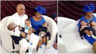 Great testimony: Couple welcomes triplets, 2 girls, 1 boy after 25 years of waiting, cute photos emerge