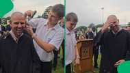 Northwood principal keeps his word and shaves head bald after 300 boys step up for cancer drive
