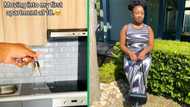 18-year-old-woman moves into first apartment, Mzansi applauds: "God did it"