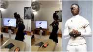 Cute moment grandma and granddaughter dance in front of TV to Wizkid's ginger song