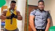 "Please come arrest me": Gorgeous Johannesburg cop charms SA ladies with gym physique