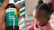 1st time mom uses liquid paraffin to moisturise baby's hair and scalp in video, SA moms grateful for plug