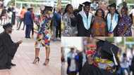 Daystar University: Romantic man caps graduation with romantic proposal to girlfriend in front of her family