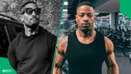 Music producer Prince Kaybee shows off his DIY skills, SA reacts: "You look hot when working hard"