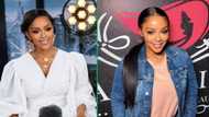 Thembi Seete serves mermaid vibes with stunning blue gown at 'Idols SA', fans can't get enough: "The Queen"