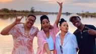 The Ledwabas and the Ndlovus serve Mzansi family goals with snaps of vacation