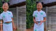 Girl recreates TikTok amapiano dance tutorial and gets 1.9M views, Mzansi in love with dancing cutie