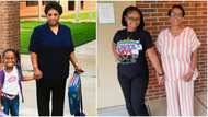 Photos of grandmom and granddaughter's 1st day in kindergarten and first day as teacher melt hearts