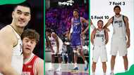 Tallest and shortest NBA player in 2024: who tops the list?