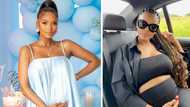 Ayanda Thabethe's friends give followers a peek inside her Tiffany & Co themed baby shower