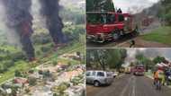 Alberton gas pipeline catches fire: Several nearby families evacuated