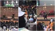 Young man sprays R68k during his graduation ceremony in US, police arrest him